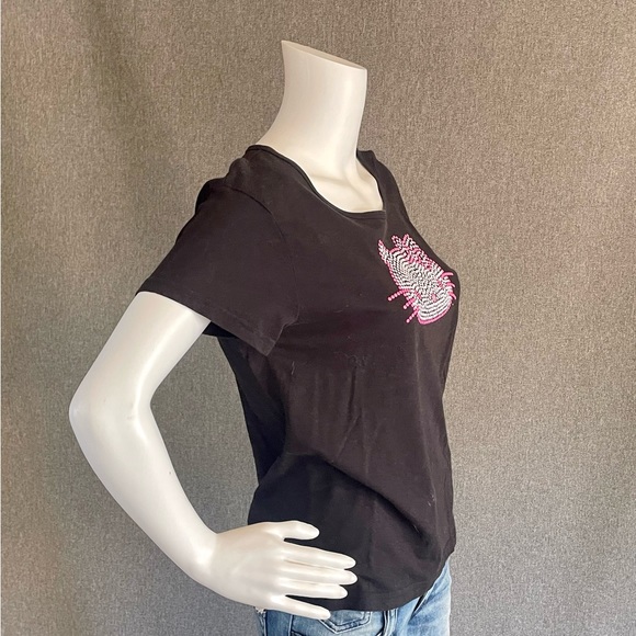 RARE Hello Kitty Pointillism Ben-Day Comic Book Dots Style Tee T-Shirt Ladies M - Picture 8 of 8